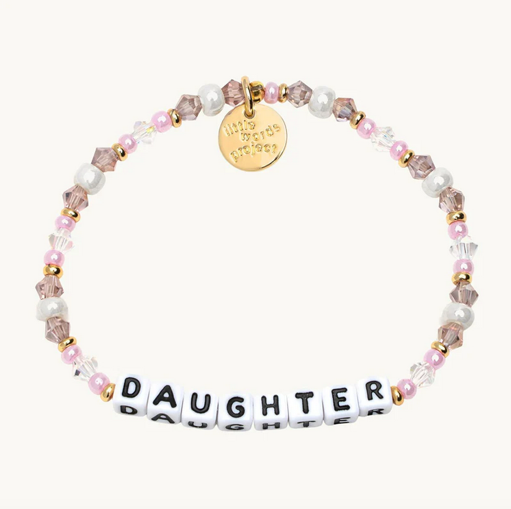 Little Words Project Daughter Stretch Bracelet