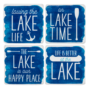 Lake Coaster 4 Piece Set