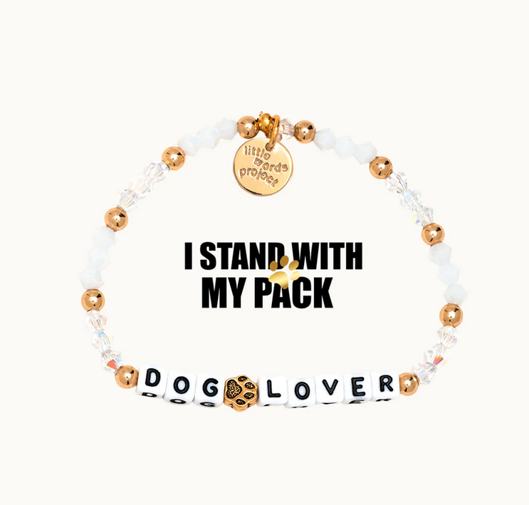 Little Words Project Charity Dog Lover Bracelet