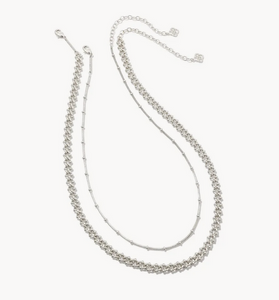 Kendra Scott Silver Lonnie Set of 2 Necklaces - SALE