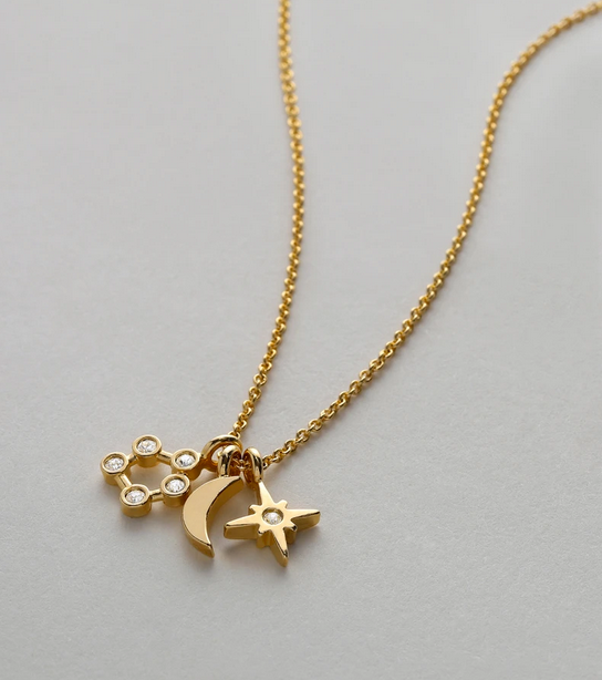 Love the Sky You're Under Dainty Necklace in Silver or Gold