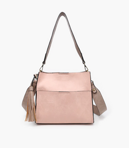Lyla Dusty Pink Bucket Bag