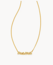 Load image into Gallery viewer, Kendra Scott Gold Mama Script Necklace
