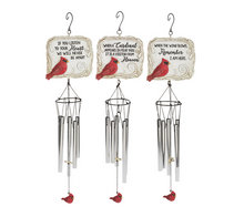 Load image into Gallery viewer, Memorial Cardinal Wind Chimes

