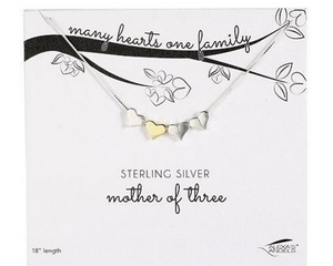 Alexa's Angel Mother Of Three Necklace
