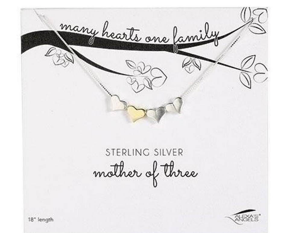 Alexa's Angel Mother Of Three Necklace