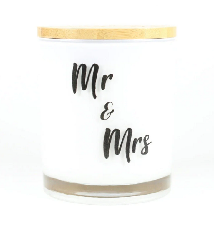 Mr. & Mrs. Wedding Engagement Soy Candle