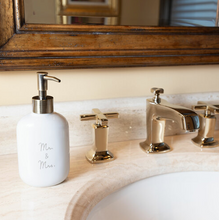 Load image into Gallery viewer, Mr. &amp; Mrs. - Ceramic Soap/Lotion Dispenser
