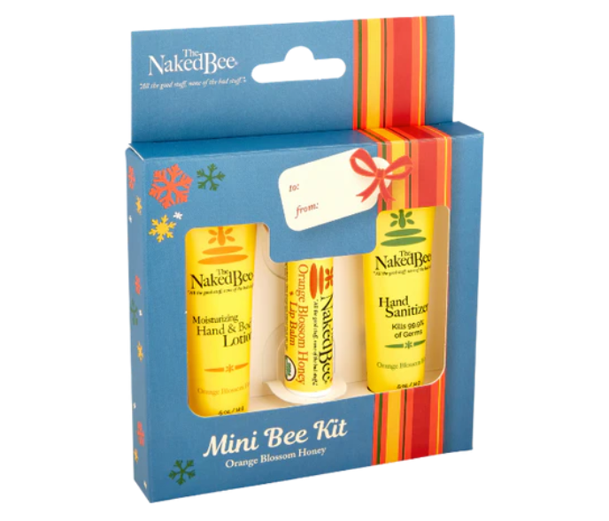 Naked Bee Orange Blossom Honey Holiday Mini Bee Kit