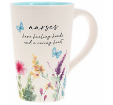 Load image into Gallery viewer, Nurses have Healing Hands and a Caring Heart - 17 oz. Mug
