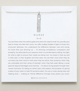 Bryan Anthonys Nurse Necklace In Silver or Gold