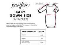 Load image into Gallery viewer, &#39;Fawned On You&#39; 0-3 Months Gown with Mitten Cuffs
