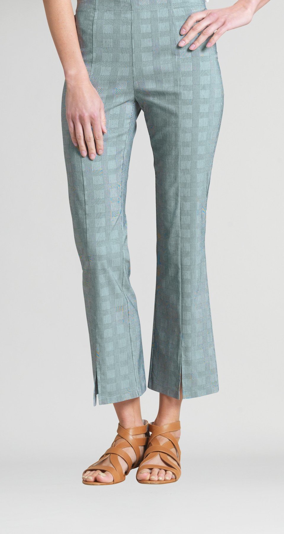 Clara Sunwoo Techno Stretch Ankle Pant, Glen Plaid - Now 60% off! –  Something Different Shopping