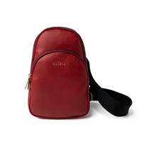 Load image into Gallery viewer, Vegan Leather Red Sunset Sling
