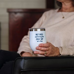 Retired Stemless Wine Tumbler - stainless steel