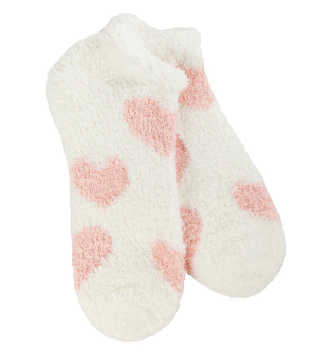 Rose Heart Low Socks