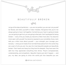 Load image into Gallery viewer, Bryan Anthonys Beautifully Broken Necklace in Silver or Gold
