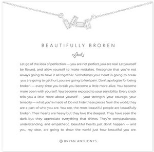 Bryan Anthonys Beautifully Broken Necklace in Silver or Gold