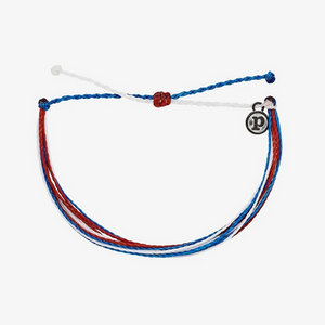 Pura Vida Red White and Blue Bracelet