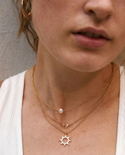Load image into Gallery viewer, Bryan Anthonys Sun Will Rise Necklace in Silver or Gold
