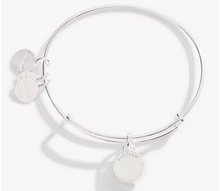 Load image into Gallery viewer, Alex and Ani July Birthstone Bangle in Silver or Gold- Light Siam
