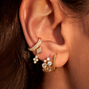 Miley Gold Huggie Earrings