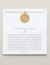 Load image into Gallery viewer, Bryan Anthonys Sun Moon &amp; Stars Necklace In Silver or Gold
