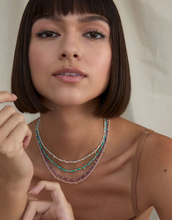 Load image into Gallery viewer, Bryan Anthonys Healing Rose Quartz Choker In Silver or Gold
