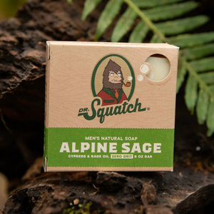 Dr. Squatch Alpine Sage 5oz Men's Natural Soap
