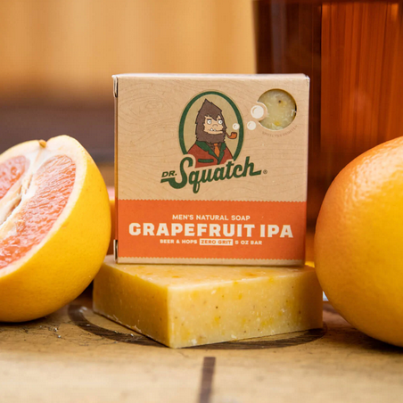 Dr. Squatch Grapefruit IPA 5oz Men's Natural Soap