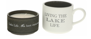 Lake Stacking Mug & Soy Candle Gift Set