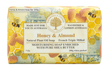Load image into Gallery viewer, Honey &amp; Almond Organic Shea Butter Bar Soap

