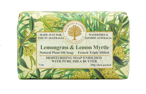 Lemongrass & Lemon Myrtle Organic Shea Butter Bar Soap