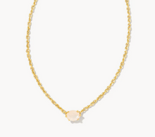 Load image into Gallery viewer, Kendra Scott Gold Cailin Necklace In Champagne Opal Crystal
