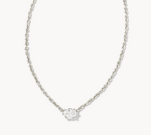 Load image into Gallery viewer, Kendra Scott Silver Cailin Necklace In White Crystal
