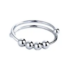 Load image into Gallery viewer, Stainless Steel Adjustable Fidget Wrap Ring
