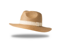 Load image into Gallery viewer, Tan Catalina Panama Hat
