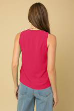 Load image into Gallery viewer, Hot Pink Sleeveless Knot Top - 50% OFF!
