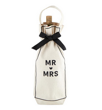 Load image into Gallery viewer, Mr. &amp; Mrs. Wine Bag
