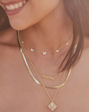 Load image into Gallery viewer, Kendra Scott Gold Lillia Crystal Butterfly Necklace In White Crystal
