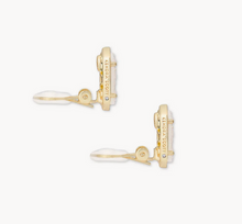 Load image into Gallery viewer, Kendra Scott Ellie Gold Clip On Earrings In Iridescent Drusy

