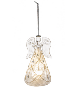 Shimmer Angel Light Up Ornament