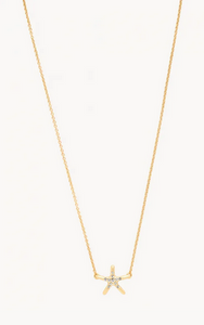 Spartina Gold Shine Starfish Necklace
