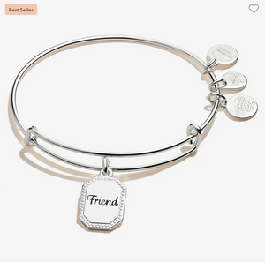 Alex and Ani Friend Bangle in Silver or Gold