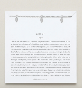 Bryan Anthonys Grief Necklace in Silver or Gold