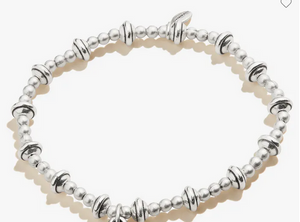 12. Alex and Ani 2021 Graduation Stretch Bracelet in Silver or