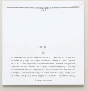 Bryan Anthonys Tribe Dainty Friendship Necklace in Silver or Gold