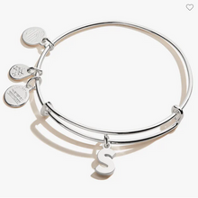 Load image into Gallery viewer, Alex and Ani &#39;S&#39; Initial Bracelet In Silver or Gold
