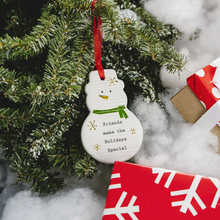 Load image into Gallery viewer, Friends Make The Holidays Special - 3.75" Stocking Ornament
