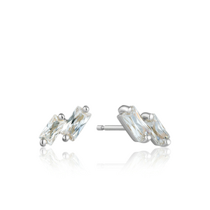 Sterling Silver Glow Stud Earrings